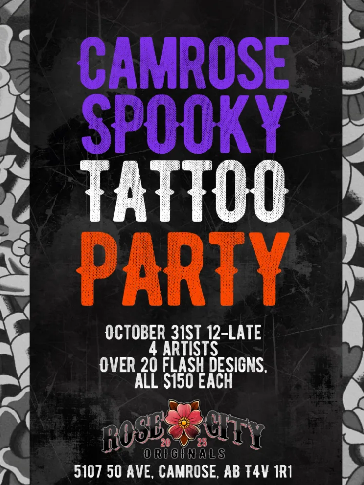 TATTOO PARTY - Halloween - Rose City Originals
